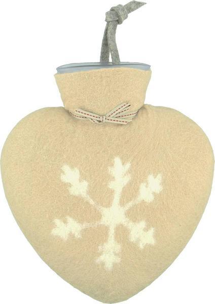 Dorothee Lehnen Wärmeflasche Snowflake, 0.7 l, beige (0.70 l)