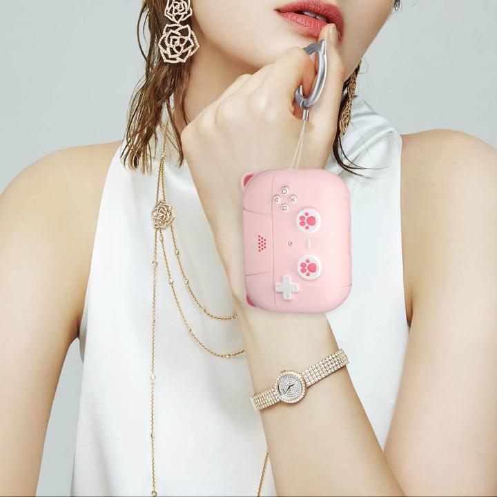 Produktbild Cover-Discount Airpods Pro / 3 - Silikoncase Schutzhülle 3D violett (Kopfhörer Hülle)