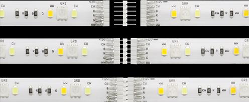 Produktbild Deltaco SMART HOME LED strip extension, 1m, RGB, 2700K-6500K, 6 contacts, suitable for SH-LS3M, whit (Mehrfarbig, 300 cm, Indoor, Outdoor)
