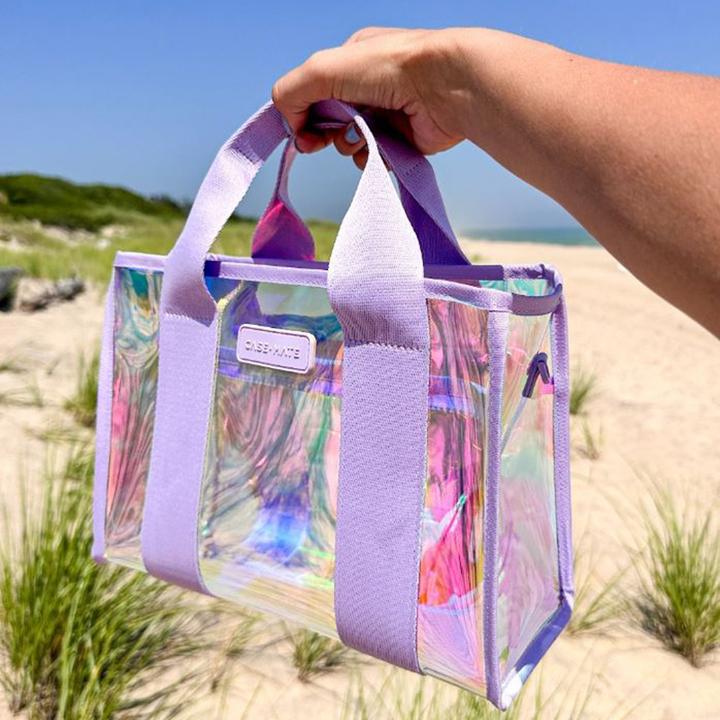 Immagine prodotto Case-Mate Mini borsa da spiaggia Soap Bubble - borsa a tracolla impermeabile (iridescente)