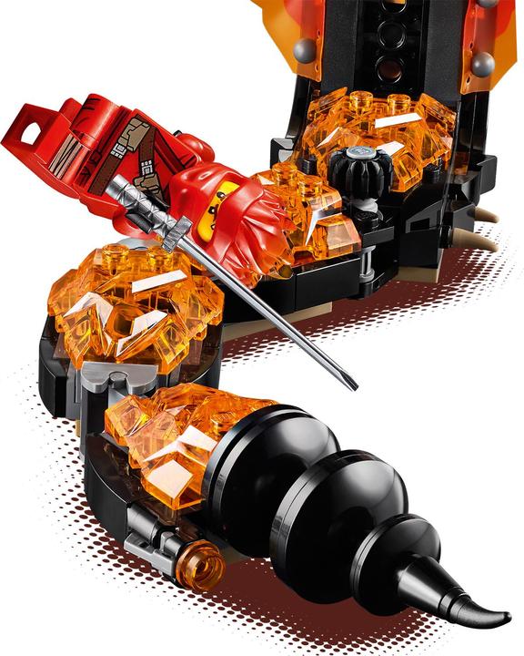 Actual product image LEGO Fire Snake (70674, LEGO Ninjago)