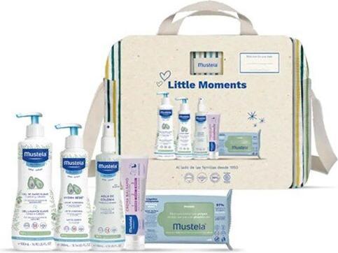 Mustela Bolsa Paseo Rayas + 5 Productos (Körperpuder)