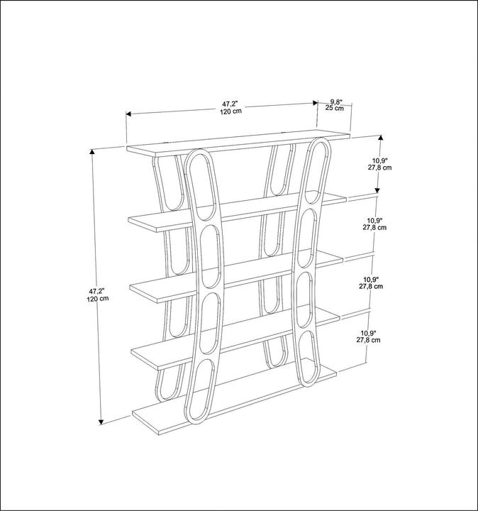 Immagine prodotto Hanah Home Jake (120 x 25 x 120 cm)