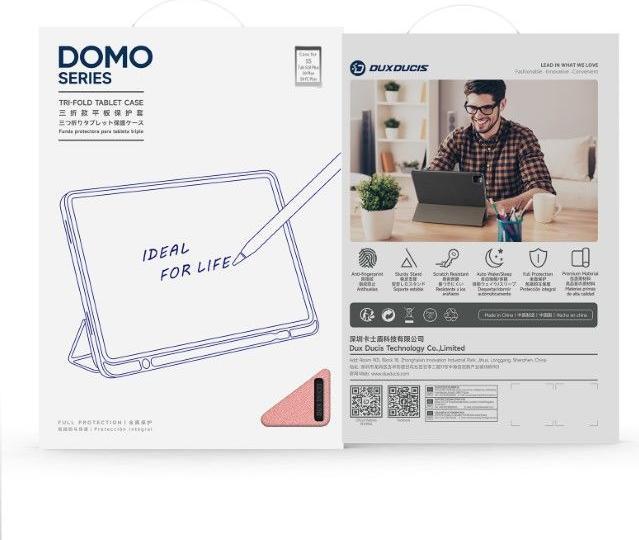 Actual product image Dux Ducis Domo Series Leather Book Cover Case (Galaxy Tab S9+, Galaxy Tab S10+, Galaxy Tab S9 FE+)