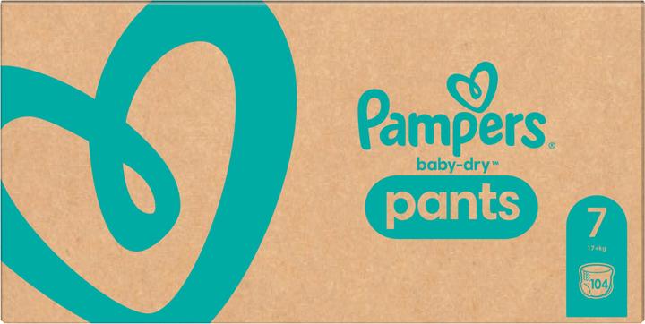 Immagine prodotto Pampers Baby-Dry Pants (Dimensione 7, Pacco mensile, 104 Pezzo/i)