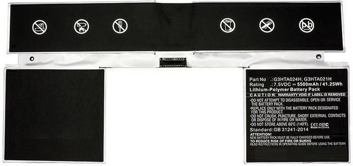 CoreParts Battery for Microsoft Surface (2 Zellen, 5500 mAh)