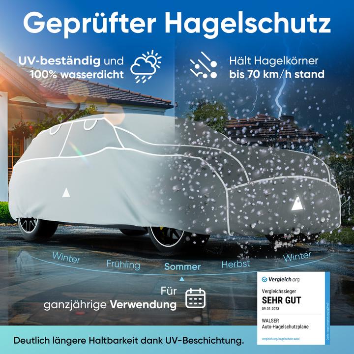 Produktbild Walser SUV Hagelschutzplane Hybrid UV Protect, Hagelschutzgarage Gröe XL
