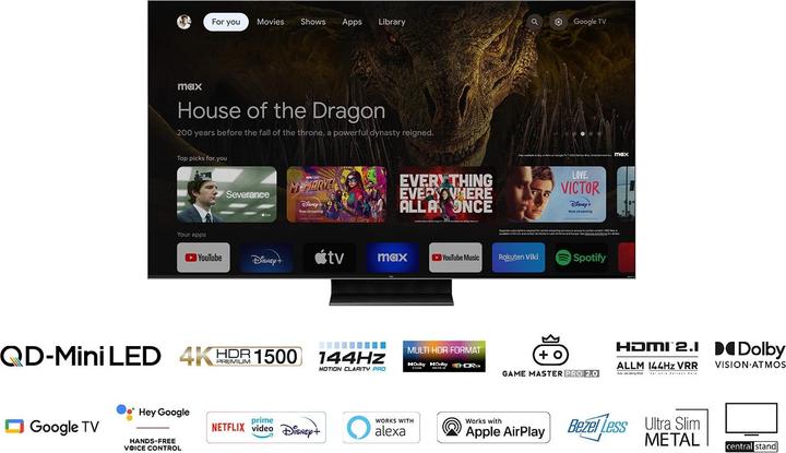 Produktbild TCL 85C805 (85", QLED, 4K, 2023)