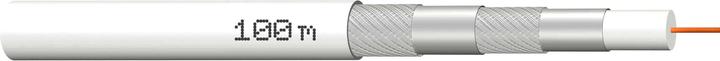 Actual product image Megasat Quad Shield coaxial cable (100m) 100093, white (110 dB, Antenna cable)