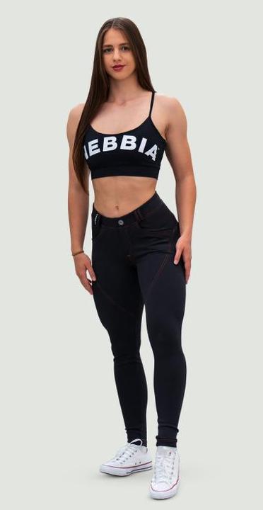 Actual product image Nebbia Bubble Butt Leggings Lift Up 558 - black (L)