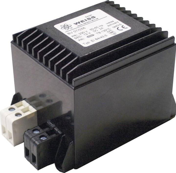 Image du produit Weiss Elektrotechnik Alimentation compacte Transformateur avec redresseur et lissage intégrés