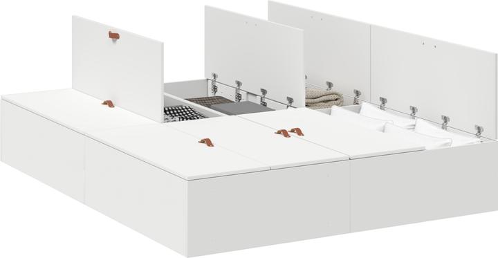 Immagine prodotto VidaXL Giroletto con contenitore bianco 140x200 cm (140 x 200 cm)