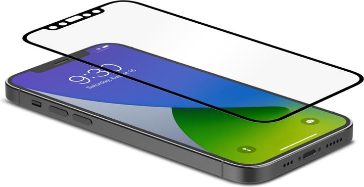 Actual product image Moshi iVisor AG Anti-glare Screen Protector for iPhone 12/12 Pro (Clear/Matte) - Black (1 Piece, Apple iPhone 12, Apple iPhone 12 Pro)