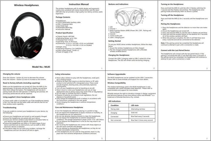 Image du produit Minelab Casque sans fil ML85