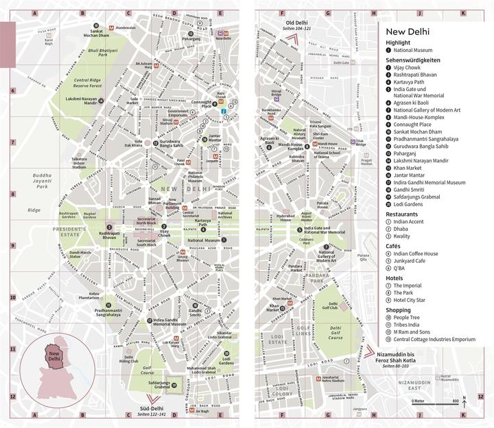 Produktbild Vis-à-Vis Reiseführer Delhi, Agra & Jaipur (Deutsch, DK Verlag Reise, 2024)