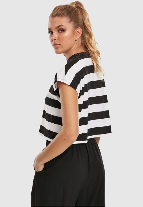 Image du produit Urban Classics Ladies Stripe Short Tee (XS)