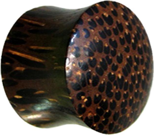 Image du produit Star Piercing Flared Plug en bois de palmier (Organique, sans laiton)