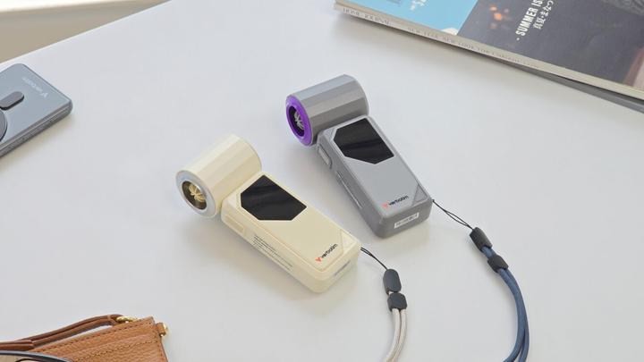 Actual product image Verbatim Handventilator Cool'n'Go AirJet grau/lila