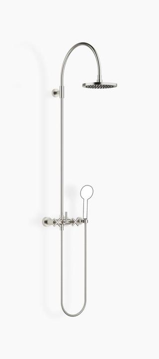 Produktbild Dornbracht Tara Showerpipe mit Brausebatterie, ohne Handbrause, Ausladung Standbrause 420 mm, 266328