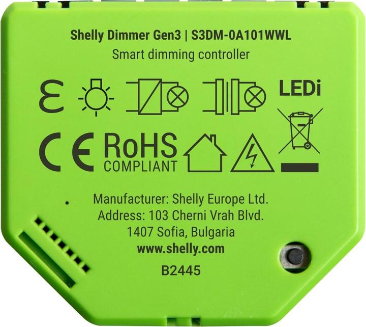 Produktbild Shelly Unterputz-Dimmer Gen3, 2 Stück
