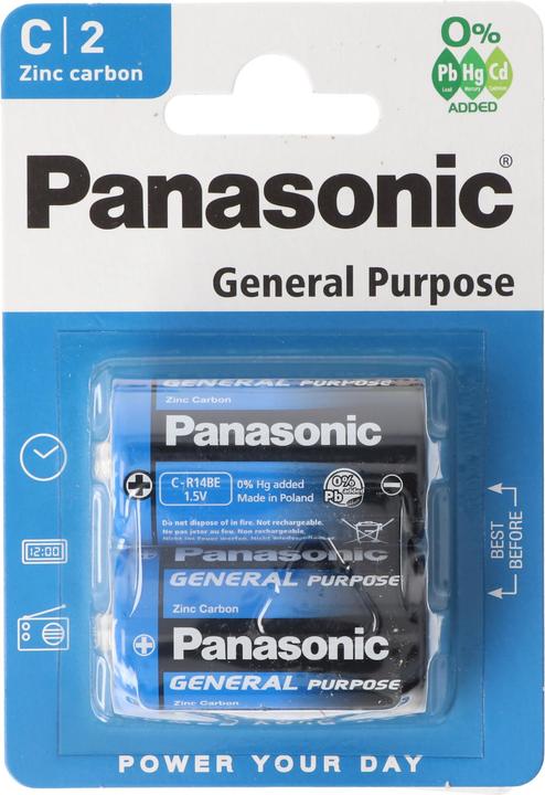 Immagine prodotto Panasonic Batteria generica Baby C LR14 (2 pz.) (2 pz., R14)