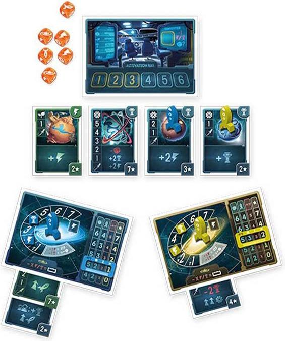 Produktbild Asmodée GAMD0002 - Tiny Epic Galaxies BLAST OFF!, Brettspiel, für 2-4 Spieler, ab 8 Jahren (DE-Ausgabe) (Deutsch)
