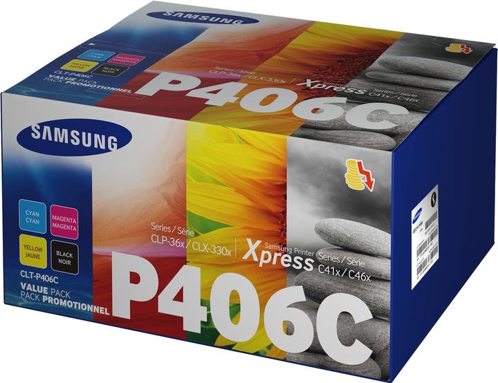Produktbild Samsung CLT-P406C RainbowKit (M, BK, Y, C)