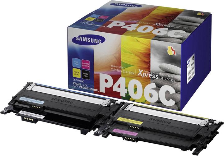 Produktbild Samsung CLT-P406C RainbowKit (M, BK, Y, C)