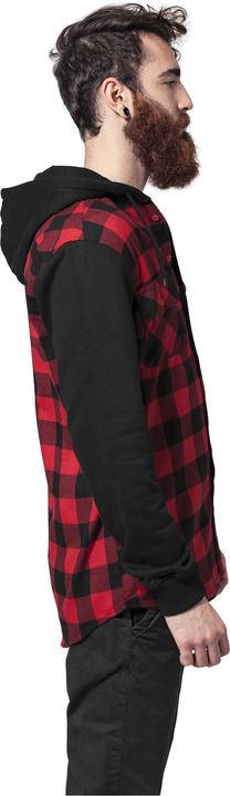 Immagine prodotto Urban Classics Camicia con cappuccio e maniche in flanella a quadri (M)