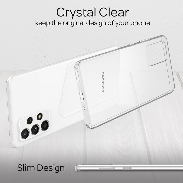 Actual product image Nalia Clear Transparent Hybrid Sleeve (Samsung Galaxy A33)