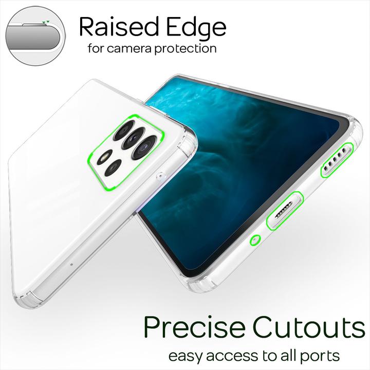 Actual product image Nalia Clear Transparent Hybrid Sleeve (Samsung Galaxy A33)