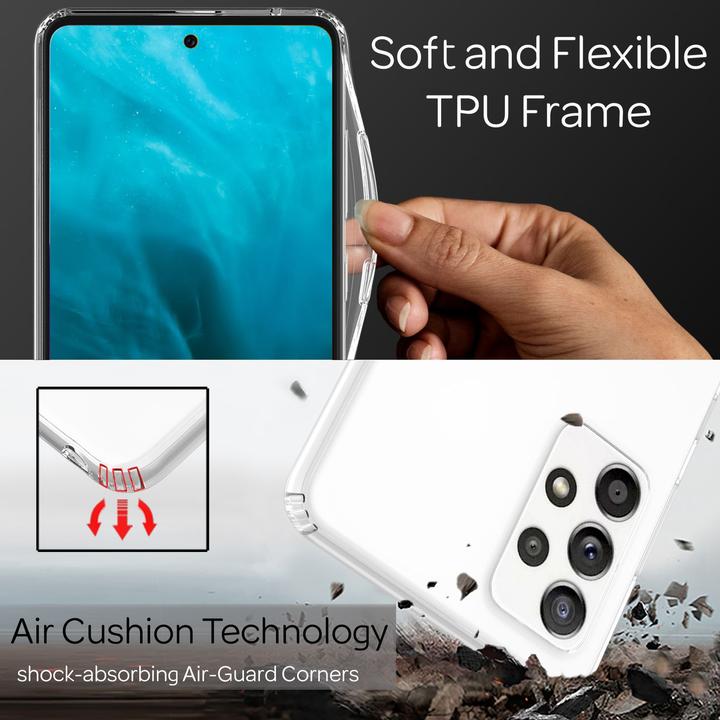 Actual product image Nalia Clear Transparent Hybrid Sleeve (Samsung Galaxy A33)