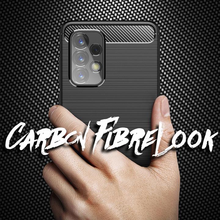 Produktbild Nalia Carbon-Look Silikon Hülle (Samsung Galaxy A53)