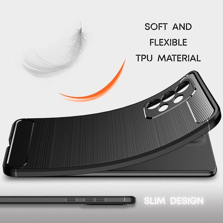 Produktbild Nalia Carbon-Look Silikon Hülle (Samsung Galaxy A53)