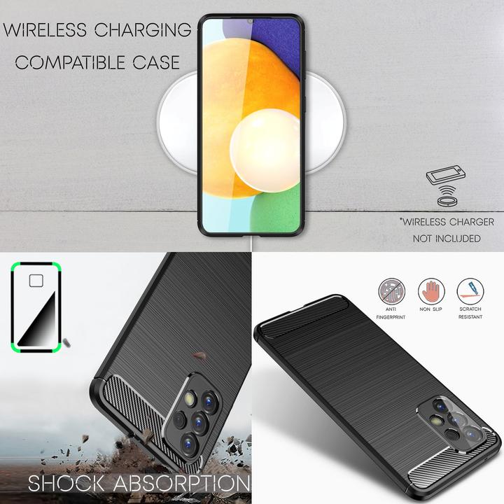 Produktbild Nalia Carbon-Look Silikon Hülle (Samsung Galaxy A53)