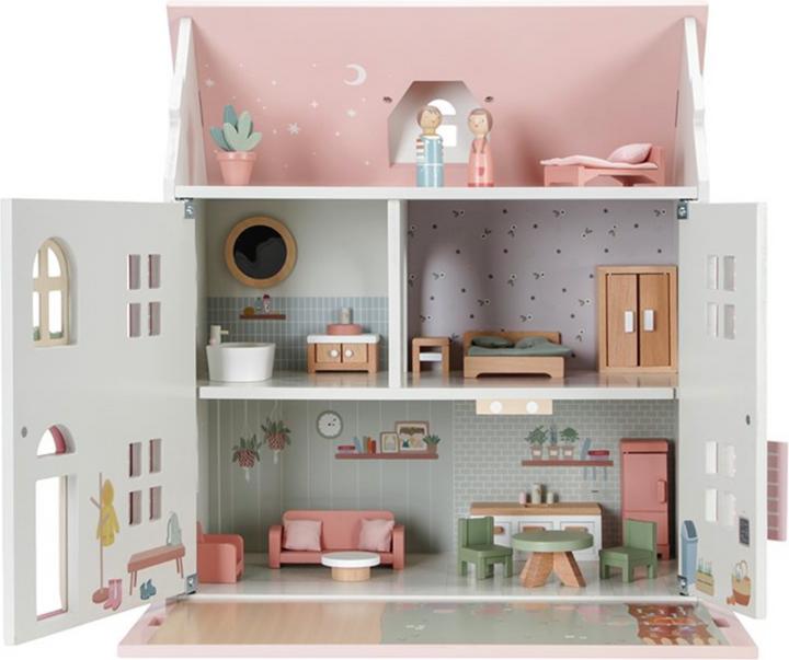 Actual product image Little Dutch Dutch Houten Poppenhuis FSC
