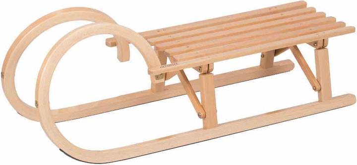 Colint Holz-Faltschlitten Hörner Form
