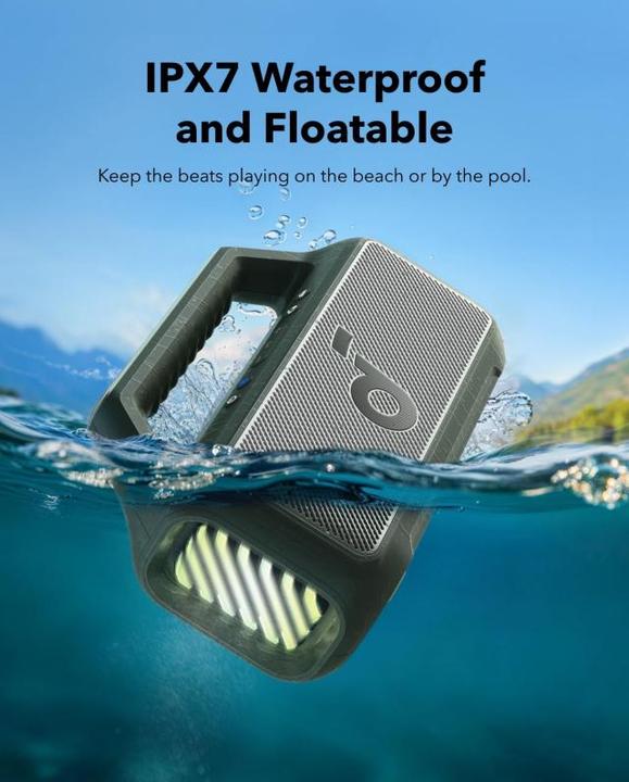 Productafbeelding soundcore Boom 2 (24 h, Oplaadbare batterij)