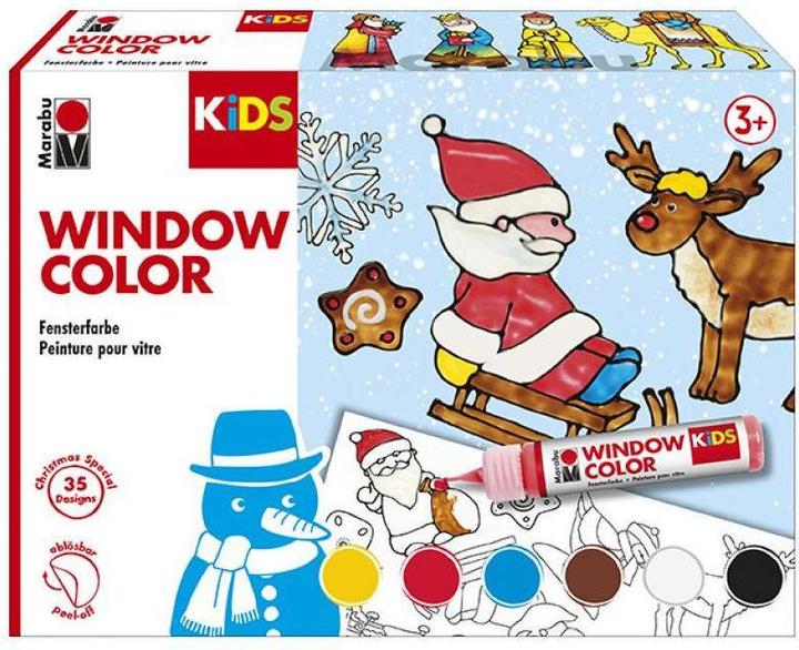 Actual product image Marabu Window Color Christmas (Multicoloured, 150 ml)