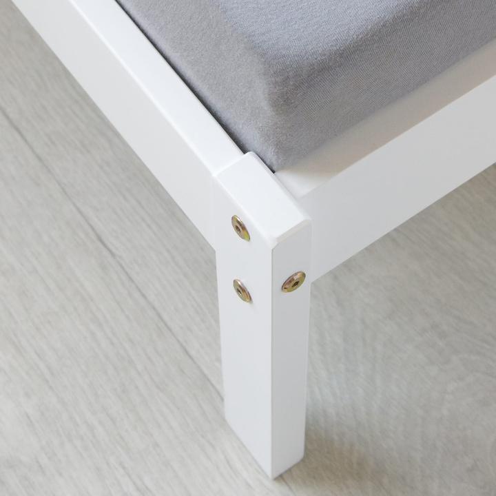 Produktbild Jamb Holzbett Jugendbett 90x200cm Natur (90 x 200 cm)