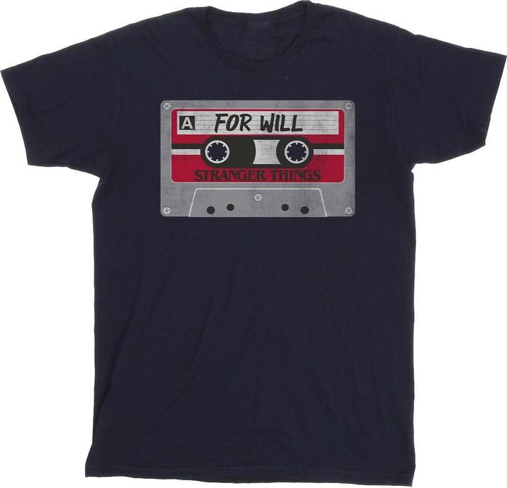 Netflix Stranger Things Cassette For Will TShirt (XXL)