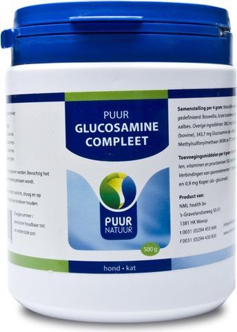 Image du produit Puur Natuur Glucosamine Extra (Compleet) Pour Chien et Chat (Chat, Chien)