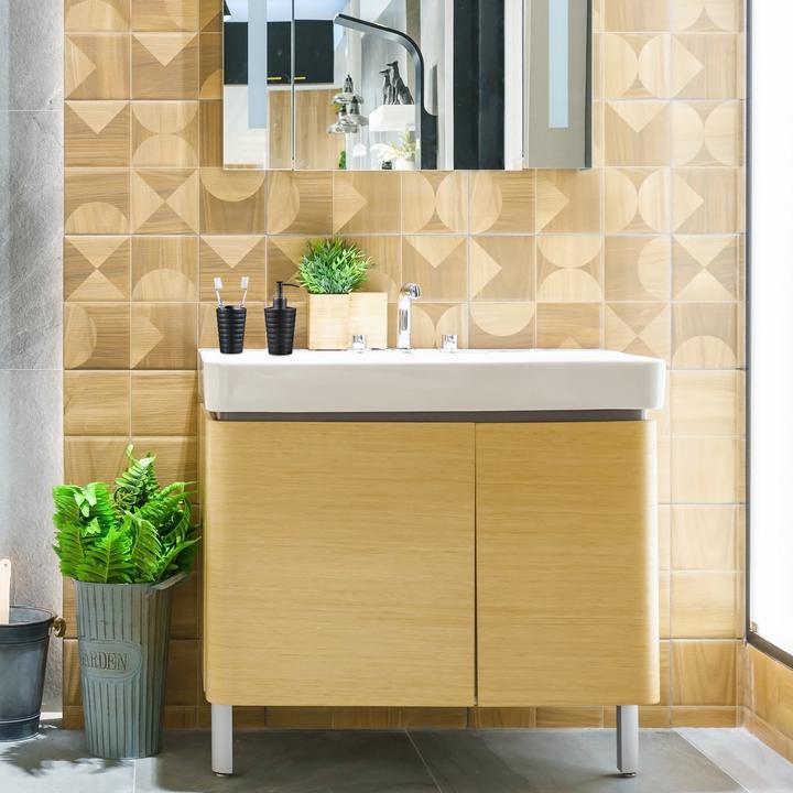 Actual product image Relaxdays Bathroom-accessory set