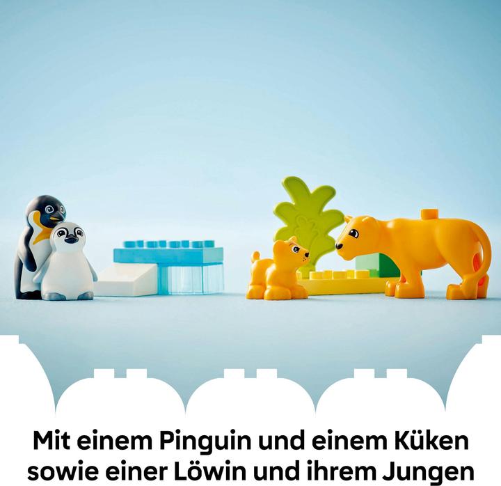 Produktbild LEGO Wildtier-Familien: Pinguine und Löwen (10442)