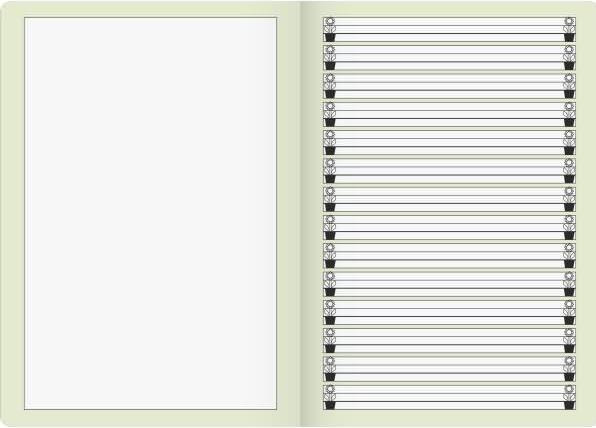 Actual product image Storybook ruled 2G lined DIN A5 without margin, 16 sheets (A5, Lined)