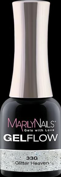 Immagine prodotto Marily Nails GELFLOW - 33G Glitter Heaven (Smalto per unghie effetto gel)