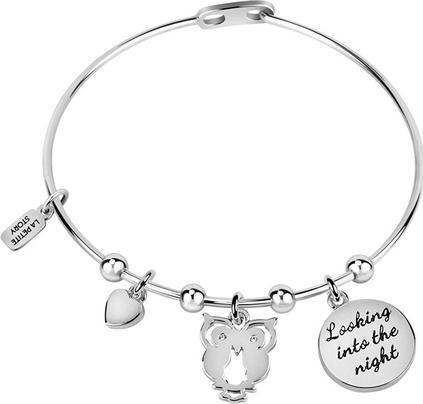 La Petite Story Solid steel bracelet with Family LPS05ARR44 pendants (Edelstahl)