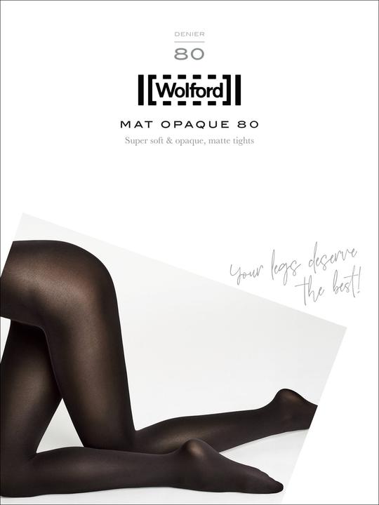 Produktbild Wolford Strumpfhose "Mat Opaque 80" schwarz (80 DEN, 38, M)