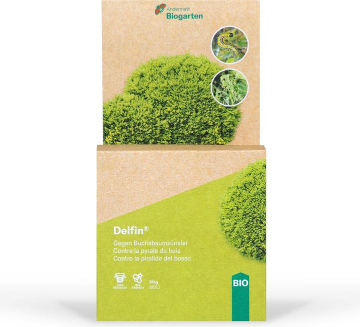 Produktbild Andermatt Biogarten Delfin (Spanner, Eulenraupen, Kohlschabe, Frostspanner, Prozessionsspinner, Buchsbaumzünsler, Weisslinge, Traubenwickler, Gespinstmotten)