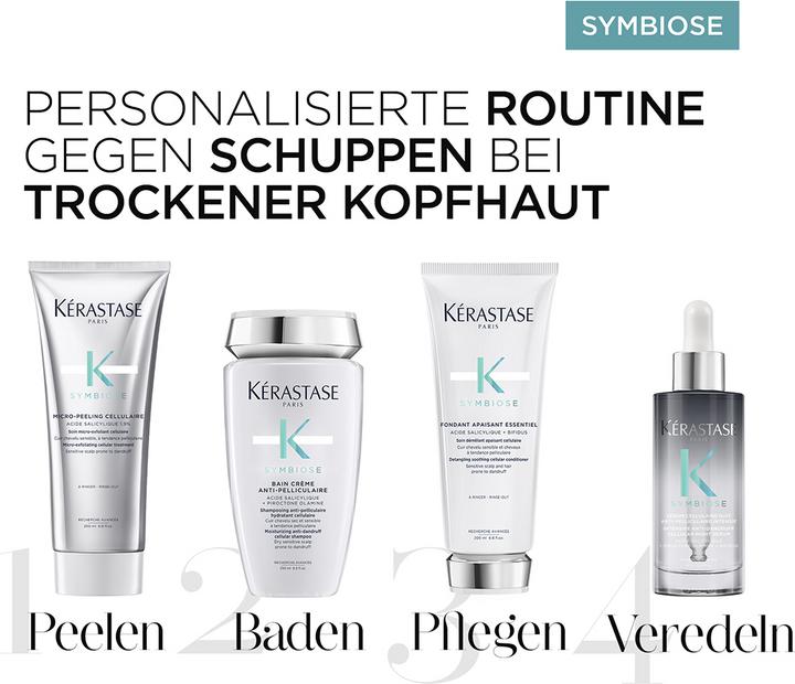 Immagine prodotto Kérastase Symbiose Bain Crème Anti-Pelliculaire (250 ml, Shampoo liquido)